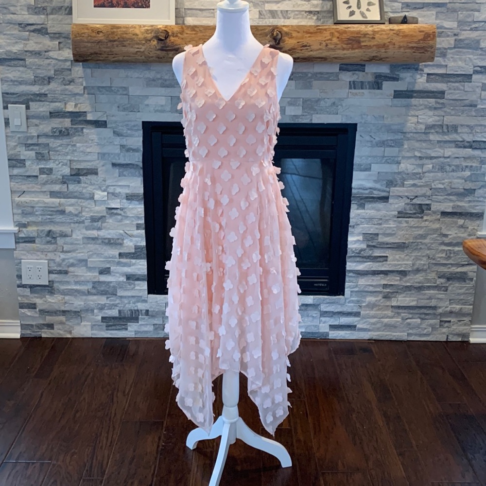KENZIE size 2 pink dress with floaty flowers